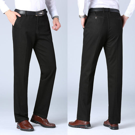 Herren Elegante Anzughose mit schmalem Schnitt und praktischen Taschen EB