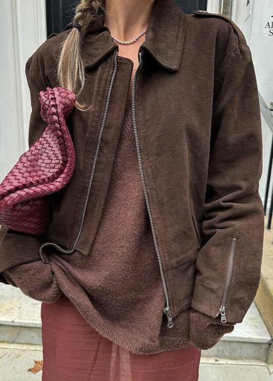 EB | Touch Cropped Wildlederjacke