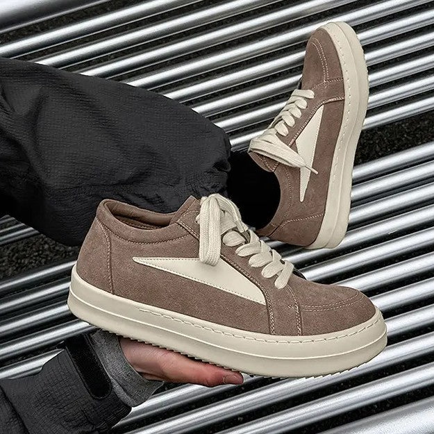Damen modische Sneakers aus hochwertigem Wildleder mit zeitgemäßem Design EB