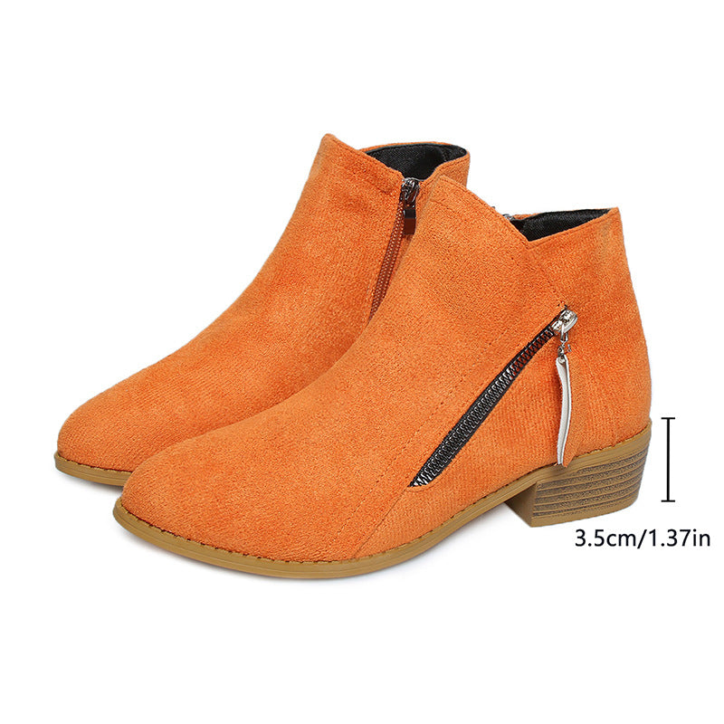 Damen Stiefeletten im Biker-Stil EB