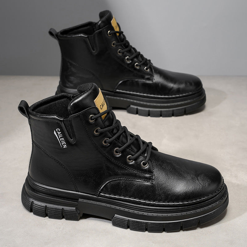 Herren Höhenverstellbare Stiefel mit rutschfester Sohle und warmem Innenfutter EB