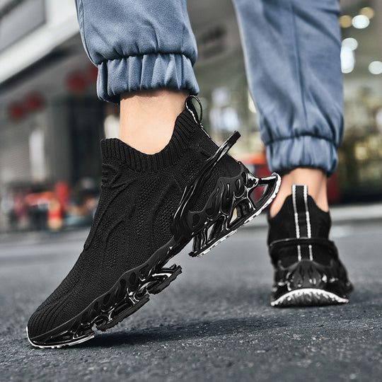 Damen hochentwickelte Sneaker mit nahtlosem Strick-Obermaterial und innovativem Sohlenprofil EB
