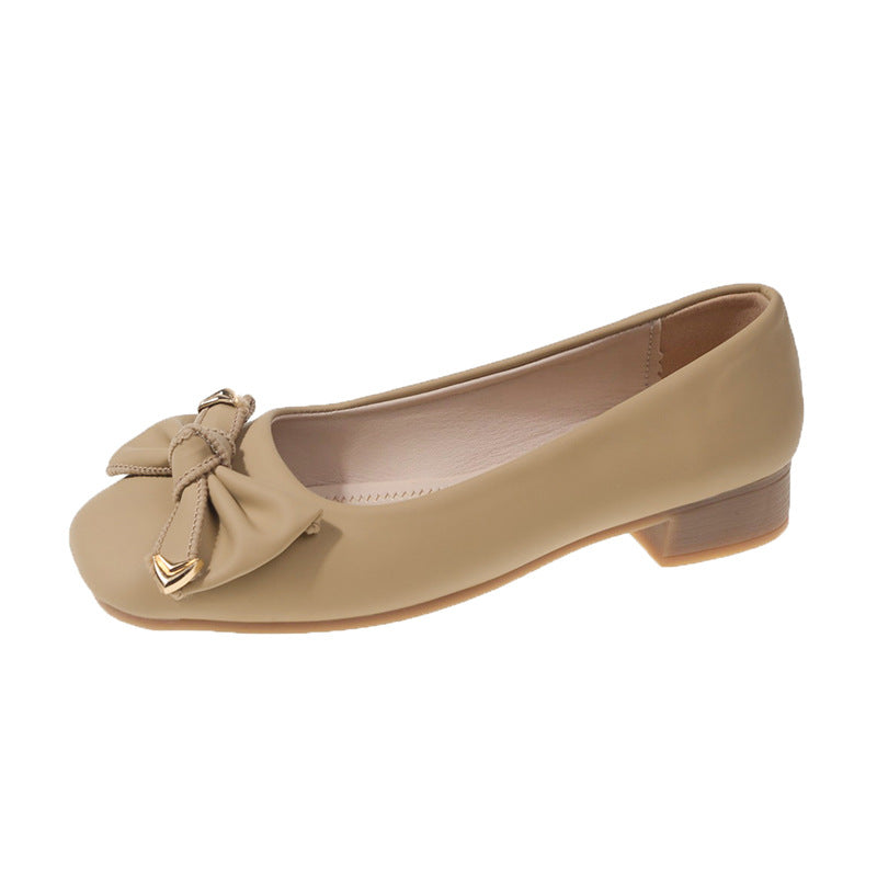Damen Ballerinas mit elegantem Schleifen-Detail und weichem Fußbett EB