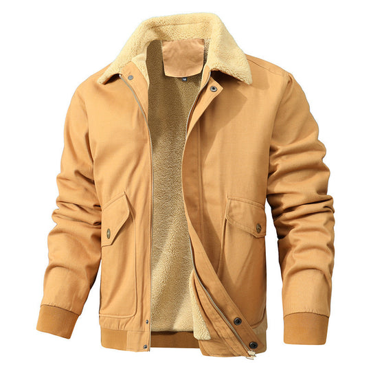 Herren modische Jacke mit luxuriösem Fleecefutter EB