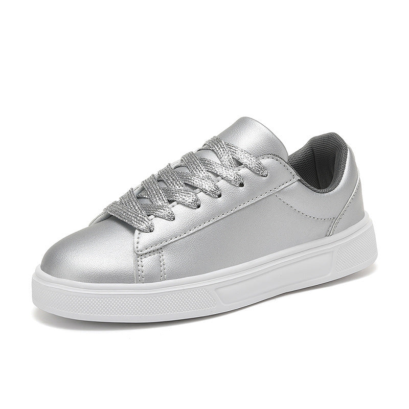 Herren Sleek Metallic Mode Sneakers EB