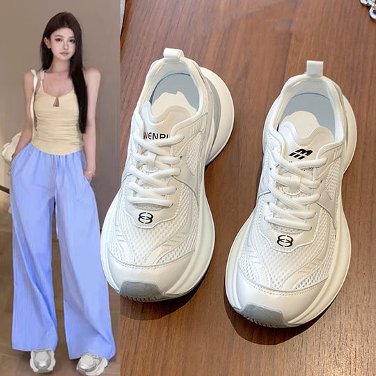 Damen Sportliche Sneakers mit innovativer Dämpfungstechnologie und atmungsaktiven Mesh-Einsätzen EB