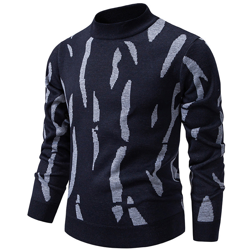 Herren modischer Sweatpullover mit einzigartigem grafischem Muster EB