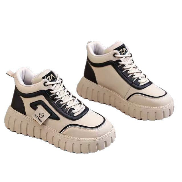 Damen Sportliche Chunky Sneakers mit verstärkter Sohle und atmungsaktivem Obermaterial EB