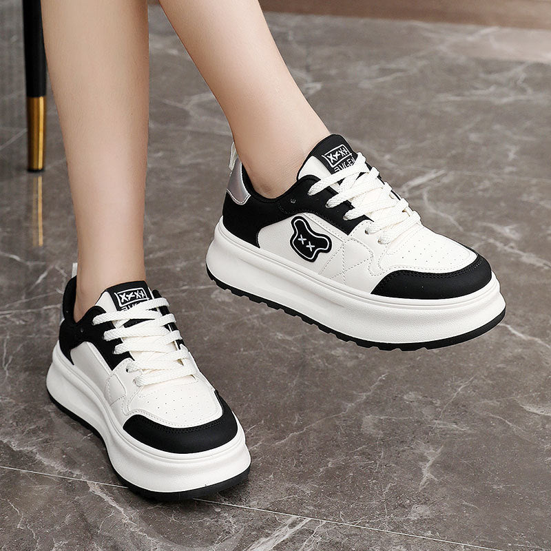 Damen Chunky Sneakers mit atmungsaktiver Mesh-Oberfläche und rutschfester Sohle EB