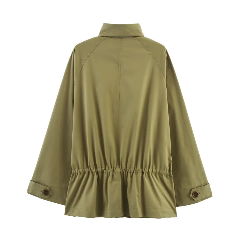 Damen Übergangsjacke mit praktischem Reißverschluss und großen Taschen EB