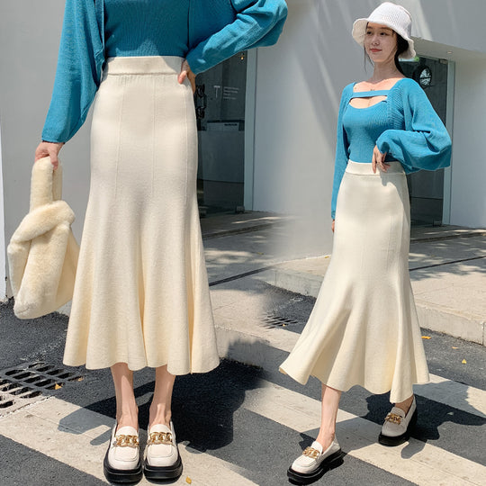 Damen Eleganter, ausgestellter Maxirock aus leichtem Material EB