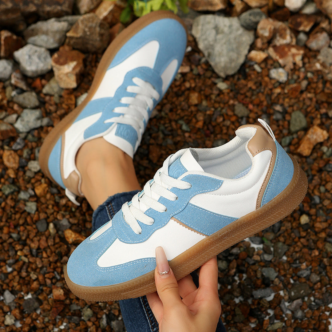 Damen Sneakers mit weichem Obermaterial und rutschfester Laufsohle EB