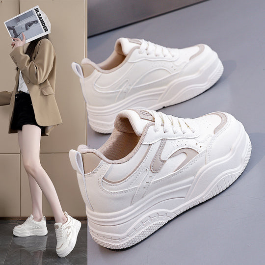 Damen Sportliche Sneaker mit erhöhtem Absatz EB