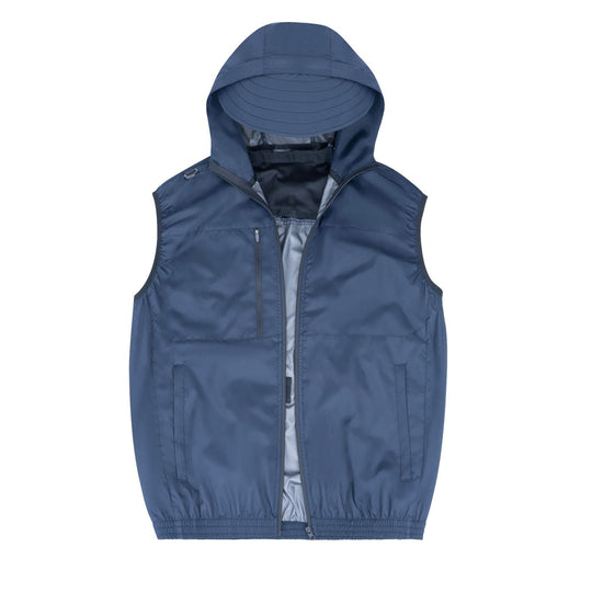 Herren nan technische Outdoorweste mit Kapuze und Visor R&B