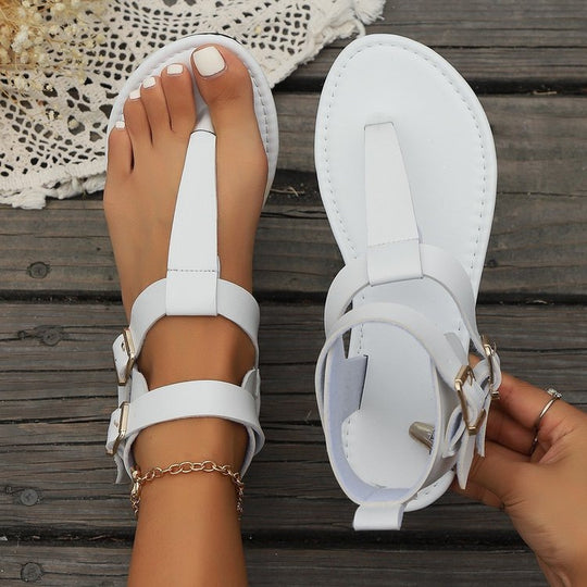 Damen Fußfreundliche Sandalen mit verstellbarem Riemendesign EB