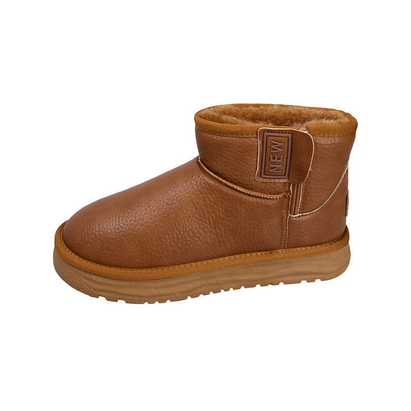 Damen bequeme Winterstiefel mit rutschfester Sohle und isolierender Polsterung EB