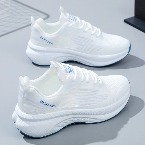 Damen Atmungsaktive Sport Sneakers mit Flexibilität und Federung EB