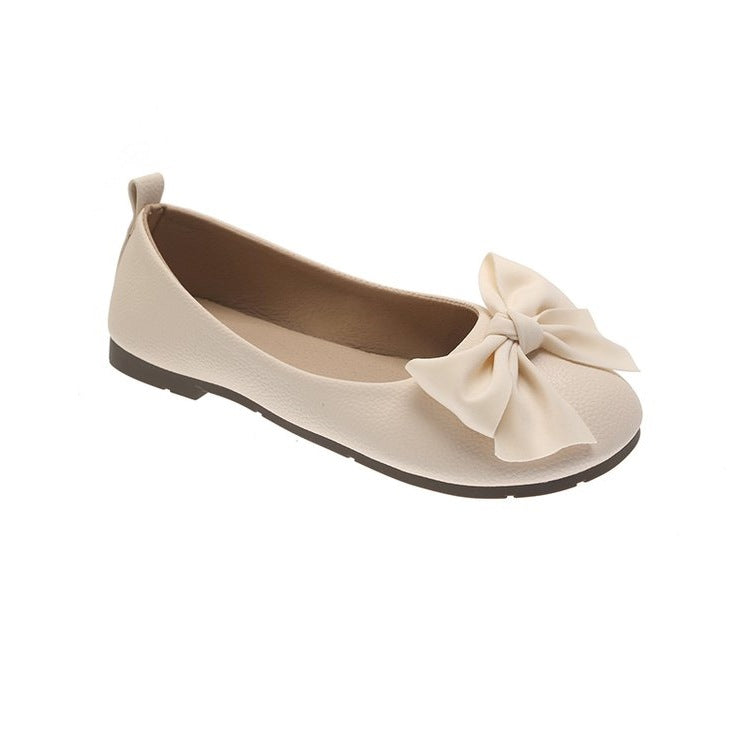 Damen Ballerinas mit zarter Schleifenverzierung EB
