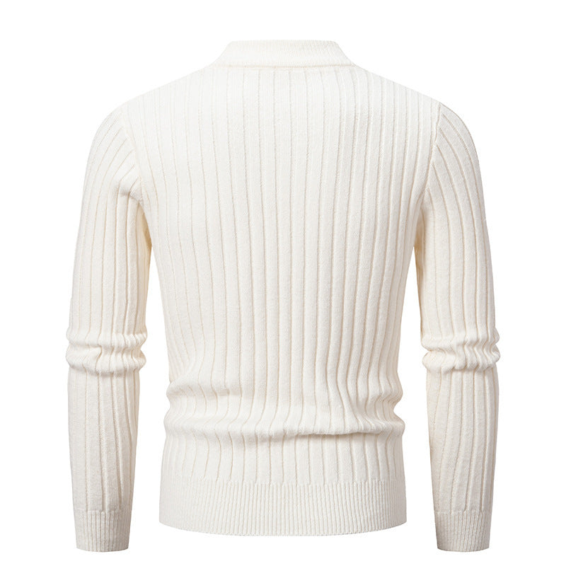 Herren Rollkragenpullover mit strukturiertem Zopfmuster und angenehmer Passform EB