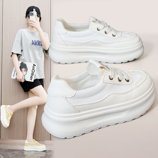 Damen Sportliche Sneaker mit atmungsaktiver Mesh-Oberfläche und dämpfender Sohle EB