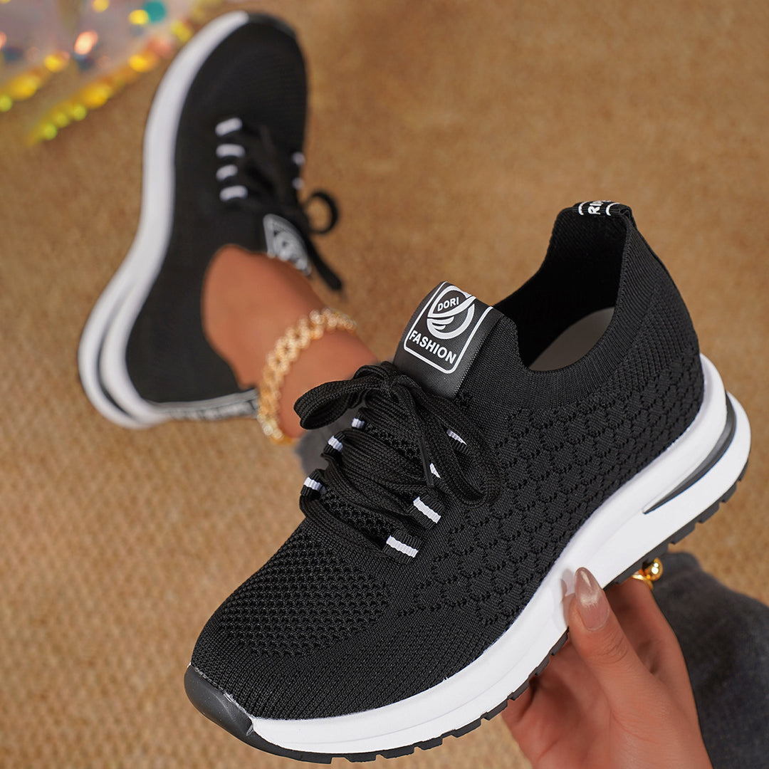 Damen Atmungsaktive Lauf-Sneaker mit flexiblem Obermaterial EB