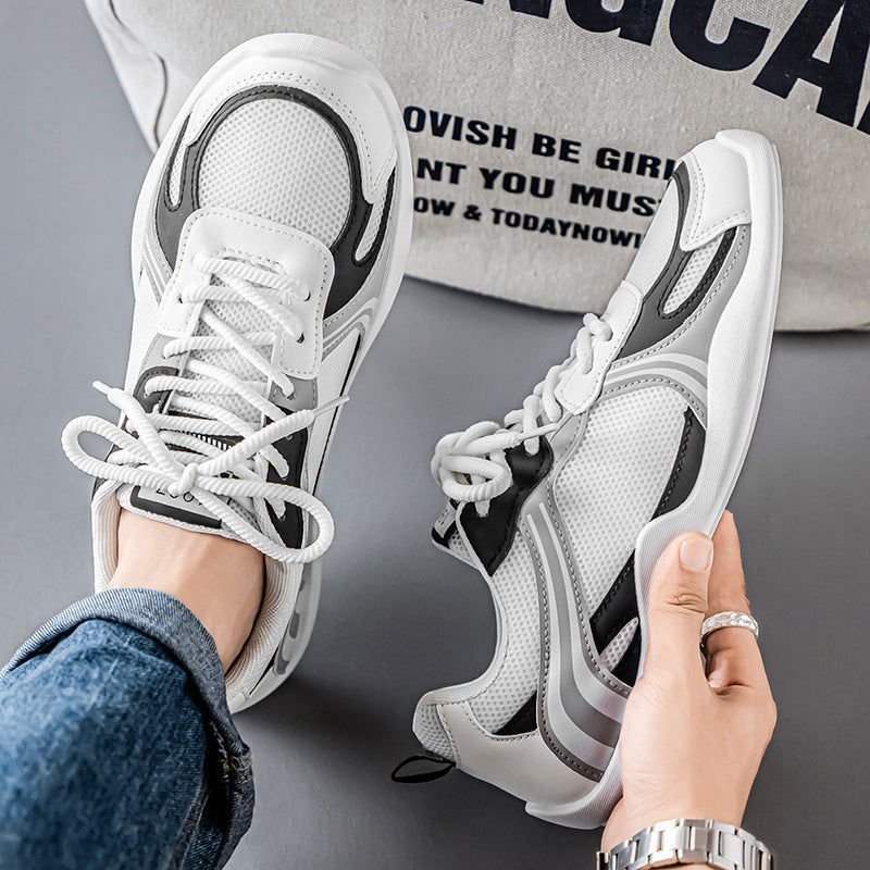 Damen Sportliche Lauf-Sneaker mit atmungsaktiver Mesh-Oberfläche und flexibler Sohle EB