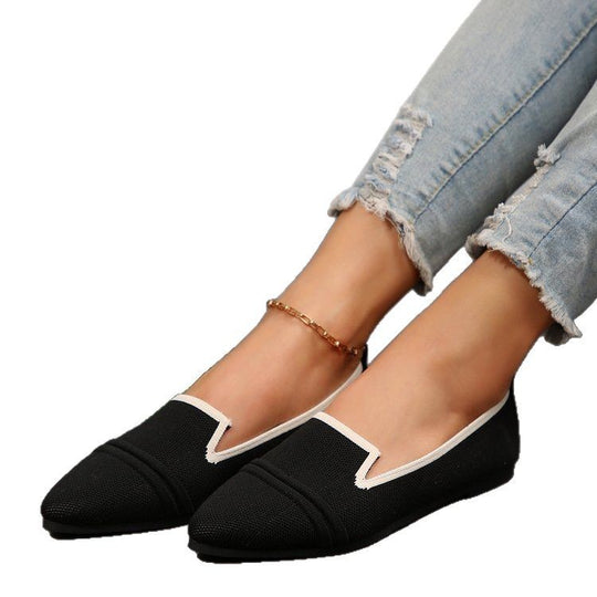 Damen elegante und bequeme Slip-On Ballerinas EB