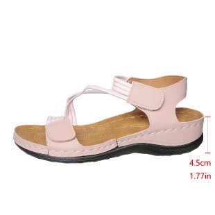 Damen Komfortable und elegante Sandalen mit verstellbarem Riemendesign EB