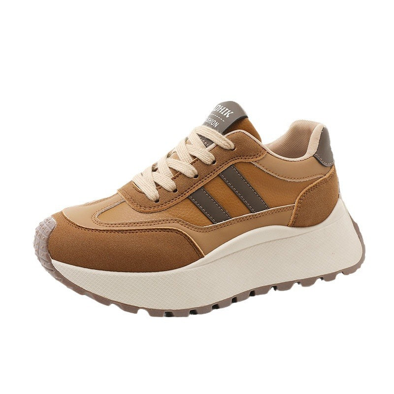 Damen Modische Chunky Sneakers mit dämpfendem Sohlenprofil und atmungsaktivem Obermaterial EB