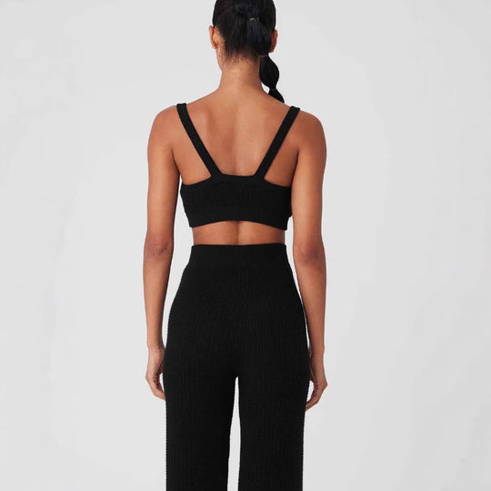 Damen Sportliches Rippstrick-Set EB