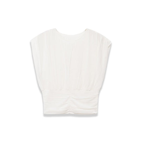 Damen modisches Oversize-Top mit raffiniertem Bund EB