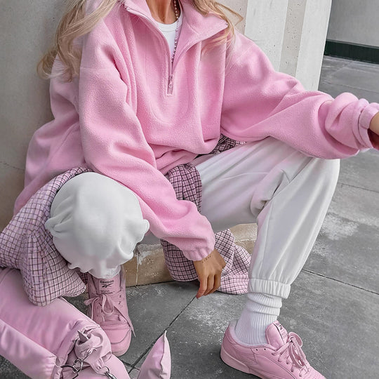 Damen Fleece Pullover EB