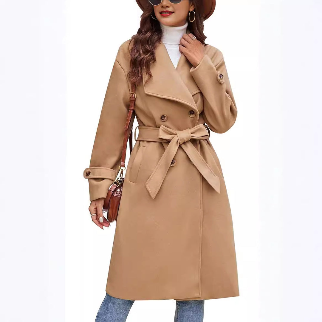 Damen Eleganter und bequemer Langmantel EB