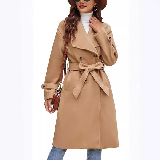 Damen Eleganter und bequemer Langmantel EB
