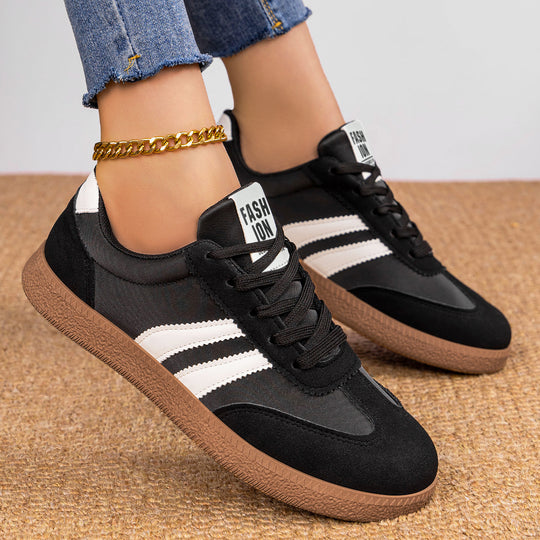 Damen Modische Sneakers mit eleganter Sohle und atmungsaktiver Oberfläche EB