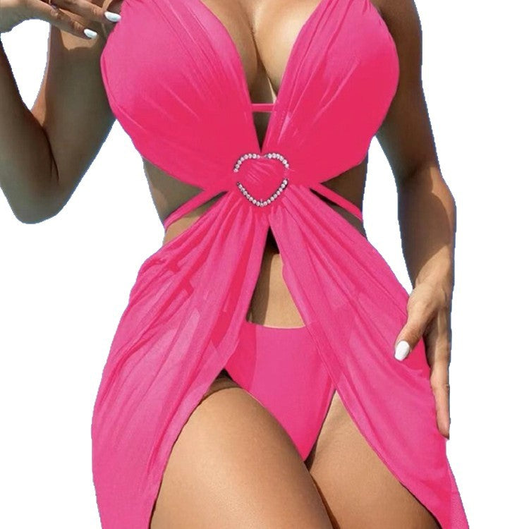 Damen Badeanzug mit eleganter Schnittführung EB