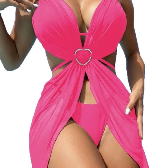 Damen Badeanzug mit eleganter Schnittführung EB