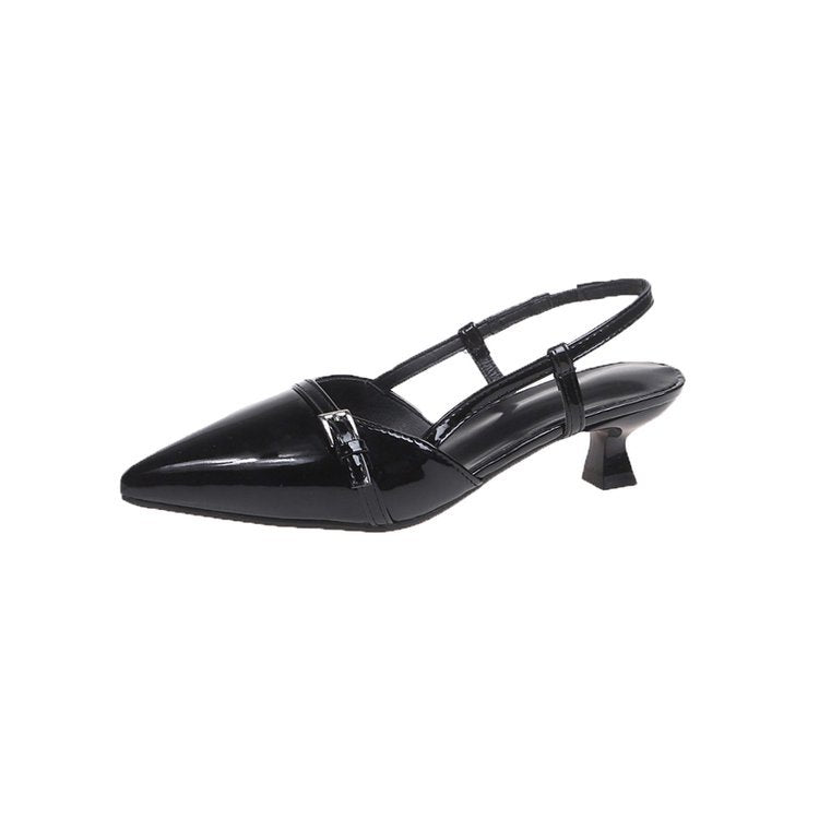 Damen elegante Slingback-Pumps mit spitz zulaufendem Design EB