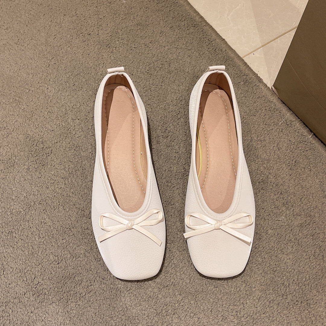 Damen modische Ballerinas mit glamourösem Schmuckdetail EB