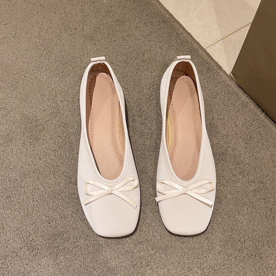 Damen modische Ballerinas mit glamourösem Schmuckdetail EB