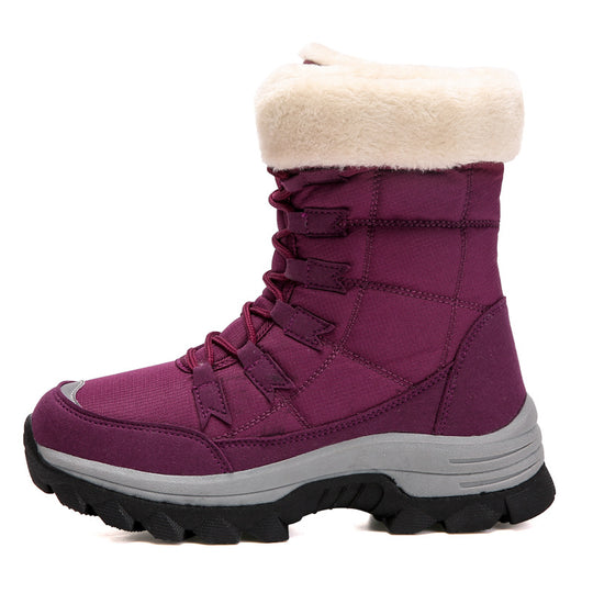 Damen Isolierte Winterstiefel mit rutschfester Sohlenkonstruktion und kuscheligem Innenfutter EB
