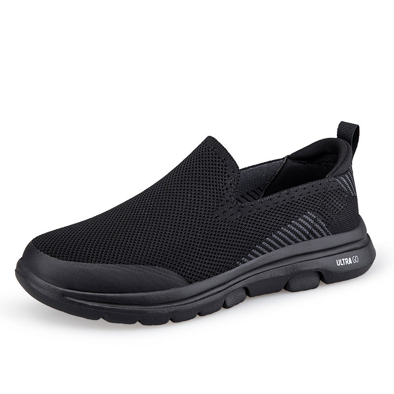 Damen Atmungsaktive Slip-On Sneakers mit elastischem Aufbau EB