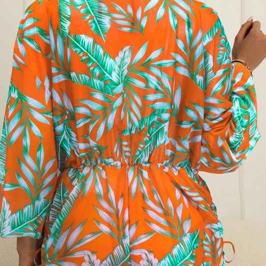 Damen Romper mit floralem Cut-Out Design EB