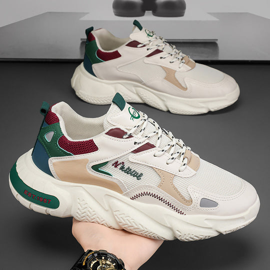 Damen Sportliche Chunky Sneakers mit atmungsaktiver Mesh-Oberfläche und dämpfender Sohle EB