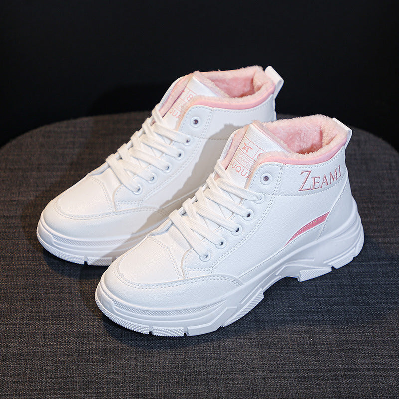 Damen High-Top Sneaker mit kuscheligem Innenfutter EB