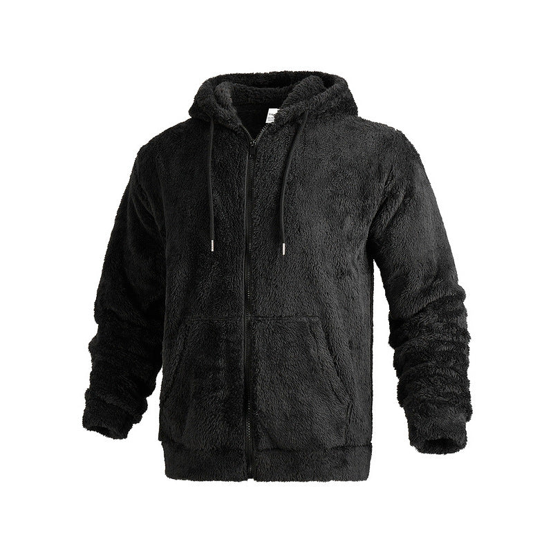 Herren Fleece-Hoodie mit kuscheligem Innenfutter und praktischen Taschen EB
