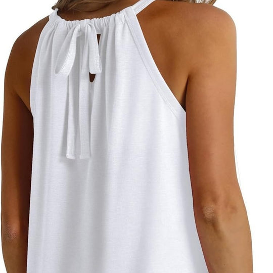 Damen Elegantes Trägershirt mit raffinierten Falten EB