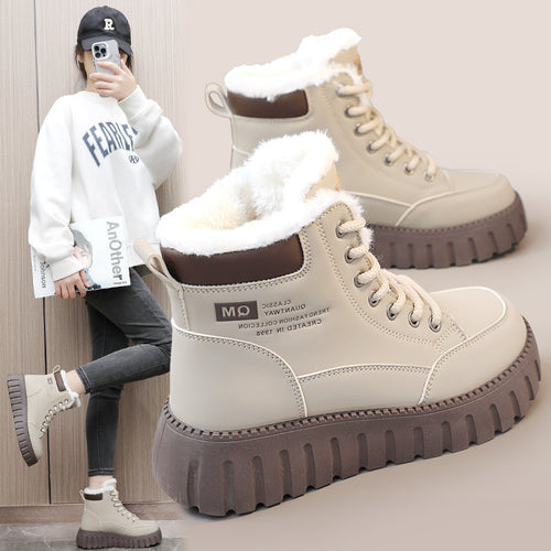 Damen Winterstiefel mit bequemem Fleece-Futter und rutschfester Sohle EB