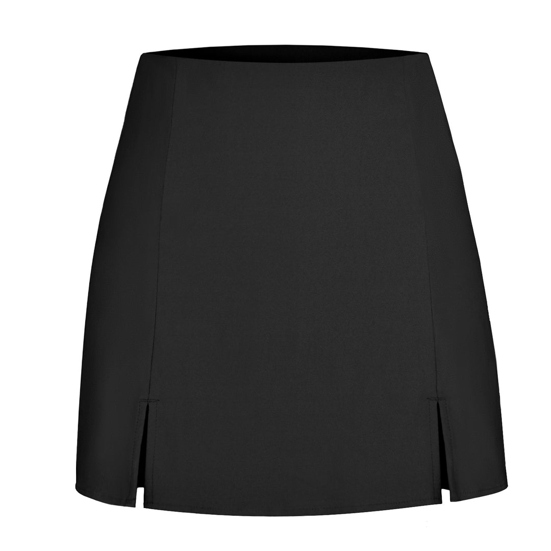 Damen Designer Minirock mit seitlichen Schlitzen EB
