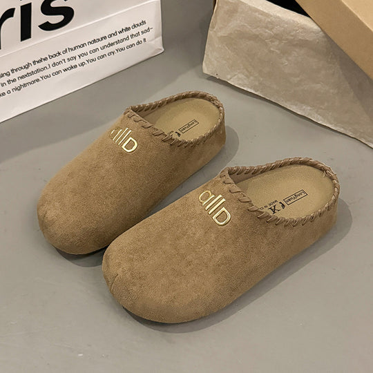 Damen Bequeme Clogs aus weichem Wildleder EB